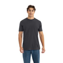 Mens Plus Size Cotton Short Sleeve T Shirts Graphite Black Size 4xl