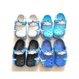 Wholesale Footwear Kids 3d Shark Attack Waterproof Clogs
