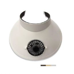 100 Wholesale Assorted Cooling Fan Visor Hat