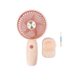 24 of Hand Fan With Stand Assorted
