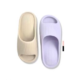 Wholesale Footwear Womens Ribbed Minimalist Cloud Slides
