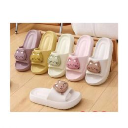 Wholesale Footwear Womens 3d Kitty Platform Slides