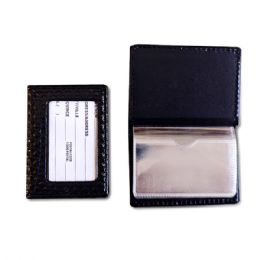 144 Pieces Classic PearL-Lattice 6-Slot Card Holder - Leather Wallets