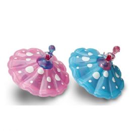 72 Pieces Polka Dot Princess Ballerina Spinning Top Toy - Fidget Spinners