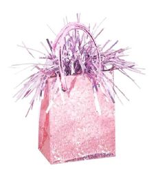 96 Pieces Balloon Weight Bag With Handle Light Pink - Balloons & Balloon Holder