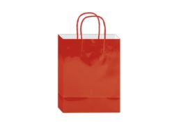 72 Pieces Glossy Gift Bag Nm 8.8x5.5x3.5-inch Red - Gift Bags Everyday