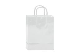 72 Pieces Glossy Gift Bag Nm 8.8x5.5x3.5-inch White - Gift Bags Everyday