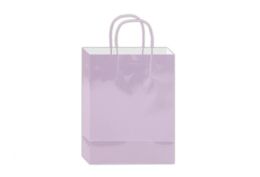 96 Pieces Gift Bag 13x10.5x5.5-Inch/l Lilac Glossy - Gift Bags Everyday