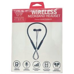 8 pieces Wireless Neckband Headset With Noise Reduction Ipx4 Water Resistance And Hands Free Calling - Headphones and Earbuds
