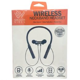 8 pieces Wireless Neckband Headset With Quality Sound, Noise Reduction And Hands Free Calling - Headphones and Earbuds