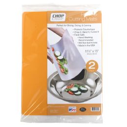 24 pieces Cutting Mats 2pk Orange 11.5x15 Flexible - Cutting Boards