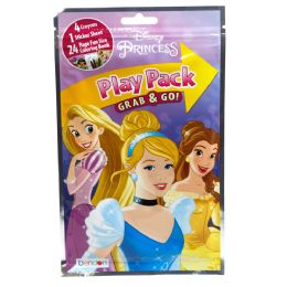 48 pieces Play Pack Disney Princess 4crayons, 25stickers , 24pg Fun Size Color Book Sell In Usa Only - Coloring & Activity Books