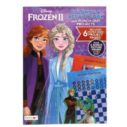 25 pieces Coloring & Activity Book Frozen 2 W/punch Out Projects Sell In Usa Only - Coloring & Activity Books
