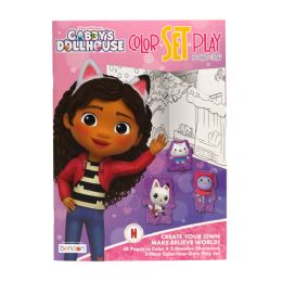 12 pieces Color Set Play Book Disneys Gabby Doll House Sell In Usa Only - Coloring & Activity Books