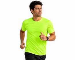 Unisex Moisture Wicking Neon Green T Shirt Size Small