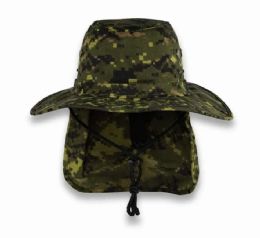 48 Pieces High Profile Wide Brim Sun Hat Cadpat Camo - Sun Hats
