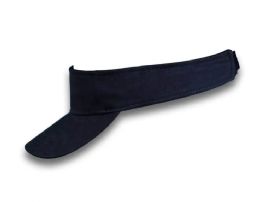 48 Pieces Visor Low Profile Curved Bill Hat Navy - Fedoras, Driver Caps & Visor