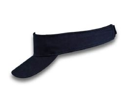 48 Pieces Visor Low Profile Curved Bill Hat Navy - Fedoras, Driver Caps & Visor