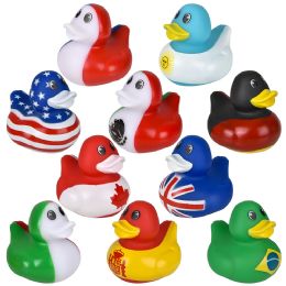300 Wholesale 2-inch World Flag Duckies