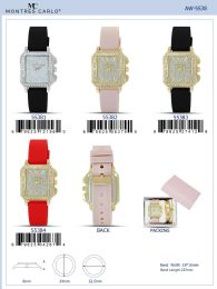 12 pieces Ladies Watch - 55384-JB assorted colors - Women's Watches