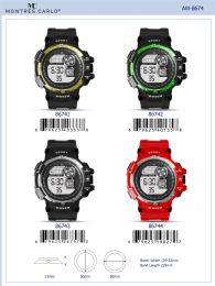 12 pieces Digital Watch - 86743 assorted colors - Digital Watches