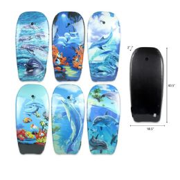 6 Pieces 40.5" Boogie Board Assorted Prints - Beach Toys