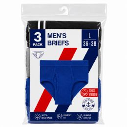 Yacht & Smith Mens Cotton Brief Size Small Assorted Colors