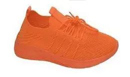 12 Pairs Women's Sneakers Fashion Lightweight Running Shoes Tennis Casual Shoes For Walking In Orange - Women's Sneakers
