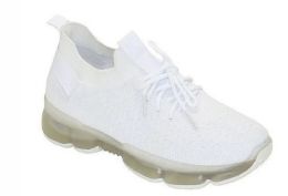 12 Pairs Women's Sneakers For Walking In White - Women's Sneakers