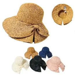 12 of Ladies Cloche Hat Monotone With Large Bow