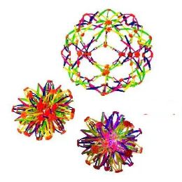 24 Pieces Expanding Sphere Toy Light Up 5.75"-9.75" - Light Up Toys