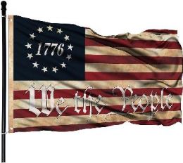 24 Pieces of 3'x5' We The People Flag 1776