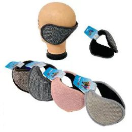 36 Pieces of Wrap Around PlusH-Lined Earmuffs Houndstooth