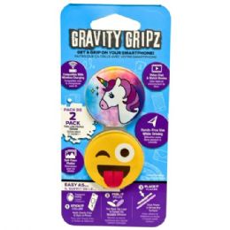 30 Wholesale Retrak Gravity Gripz Double Pack HandS-Free Phone Mount Grips - Unicorn And Emoji