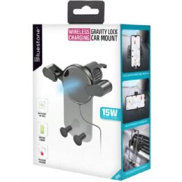 6 Wholesale Bluestone 15w Fast Wireless Gravity Lock Vent Mount With Clear Plexi Design