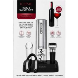 2 Wholesale Tzumi Iconic 5 In 1 Wine Set