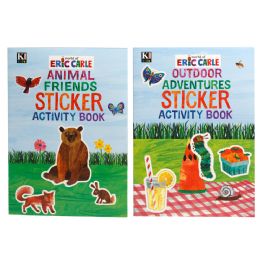 48 Wholesale Eric Carle Sticker Book 2 Titles In Floor Display