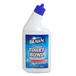 12 Wholesale Toilet Bowl Cleaner 24oz Brawn