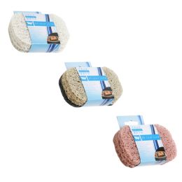 48 Wholesale Soap Saver 3pk Pvc 3ast Solid Pink/solid White/bone/puttycharcoal Trio Peggable Sleeve4.5 X 3in