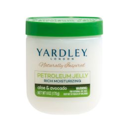 12 Wholesale Yardley White Petroleum Jelly 6oz Aloe & Avocado