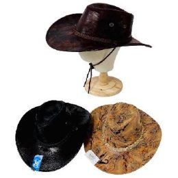 24 Pieces Marbled Cowboy Hat - Cowboy & Boonie Hat