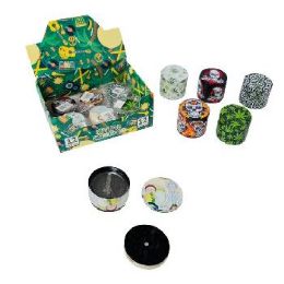 12 Wholesale 2" Metal Grinder Assorted Prints