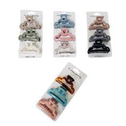 36 Pieces Claw Clips 3-Piece 2.85-inch - Hair Accessories