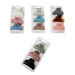36 Pieces Claw Clips 3-Piece 2.75-inch - Hair Accessories