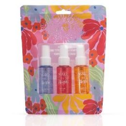 24 Wholesale 3-Piece Ladies Solo En Ibiza Body Mist Bag Set