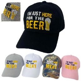 24 Pieces I'm Just Here For The Beer Hat - Baseball Caps & Snap Backs