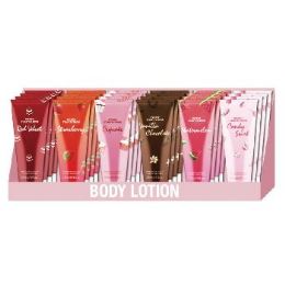 24 Pieces 8.0oz Ladies Sweet Temptations Body Lotion Display - Bath And Body