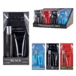 32 Pieces 2-Piece Men's Fragrance and Shower Gel Set Display - Soap & Body Wash