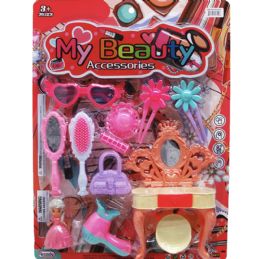 12 Sets 12pc My Beauty Play Set On Blister Card - Light Up Toys