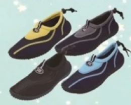 36 Pairs Men Aqua Water Shoe Size 7-12 - Men's Aqua Socks